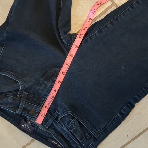 NYDJ Skinny Ankle Dark Wash Jeans With Lift Tuck Technology Size 2 - Picture 7 of 10